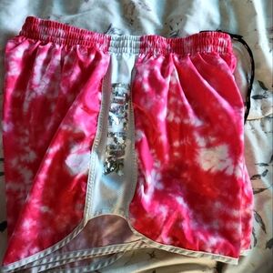 Victoria secret pink sequin beach shorts